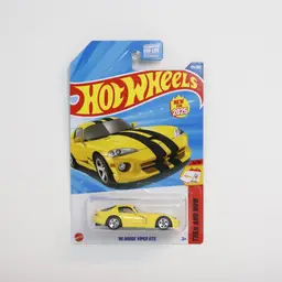 Hot Wheels Dodge Viper GTS Yellow - Hot Wheels Dodge Viper GTS