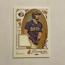 Cal Raleigh 2024 Topps Allen & Ginter Relic Seattle Mariners