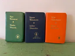 Collections of Pocket Size New Testaments. Vintage Religious Books, Bibles. Prayer Book. New Testament