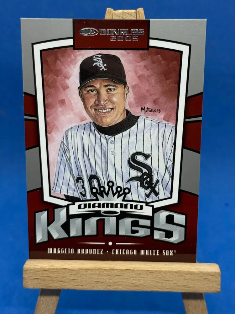 2004 Donruss Magglio Ordonez Diamond Kings DK-6 Silver Holo Refractor/2005 Chicago White Sox A31