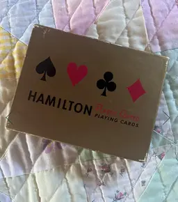 Hamilton Plastic Coated Playing cards