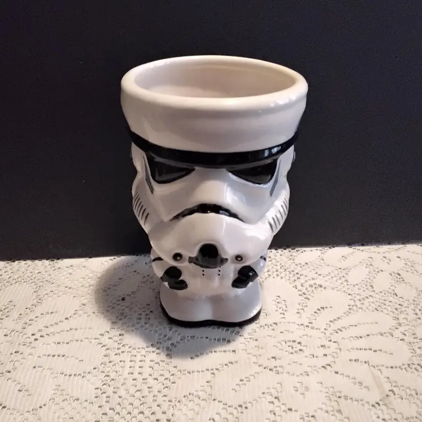 Star Wars Storm Trooper Ceramic Goblet/Mug/Planter