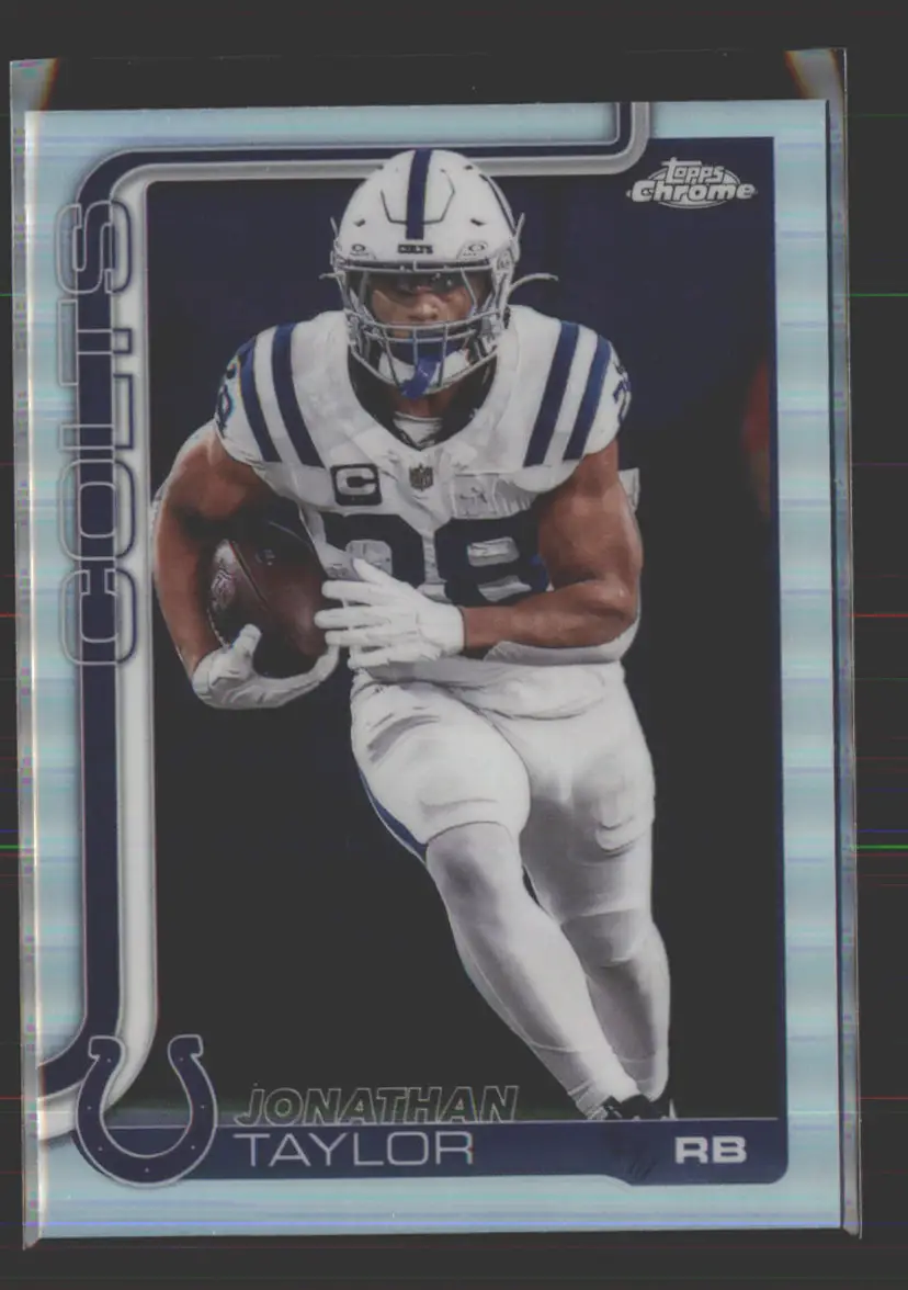 Jonathan Taylor 2025 Topps Chrome Refractor #130 - (142) - Indianapolis Colts