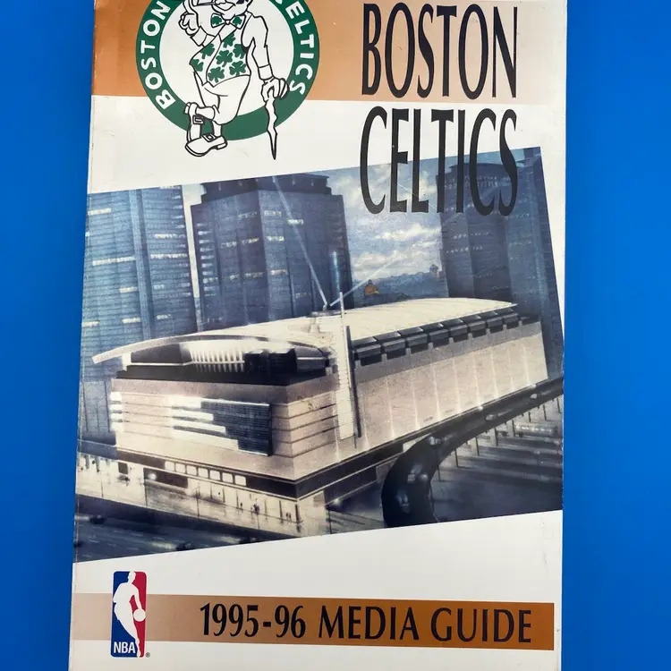 NBA Boston Celtics Pair of Media Guides - 1995-96 & 1996-97