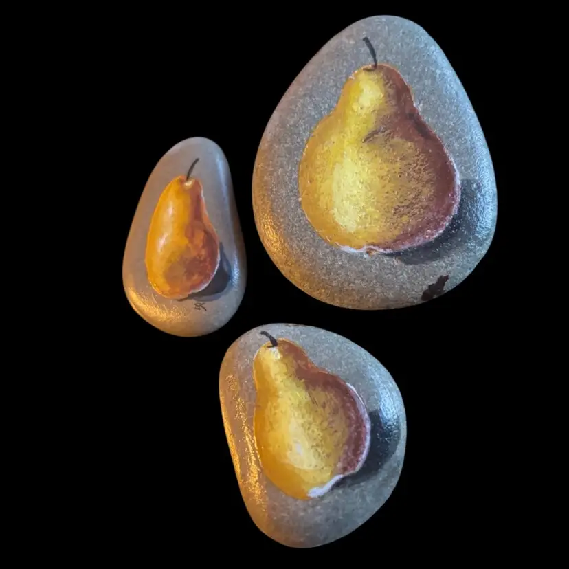 Still Life Artist Painted Stones