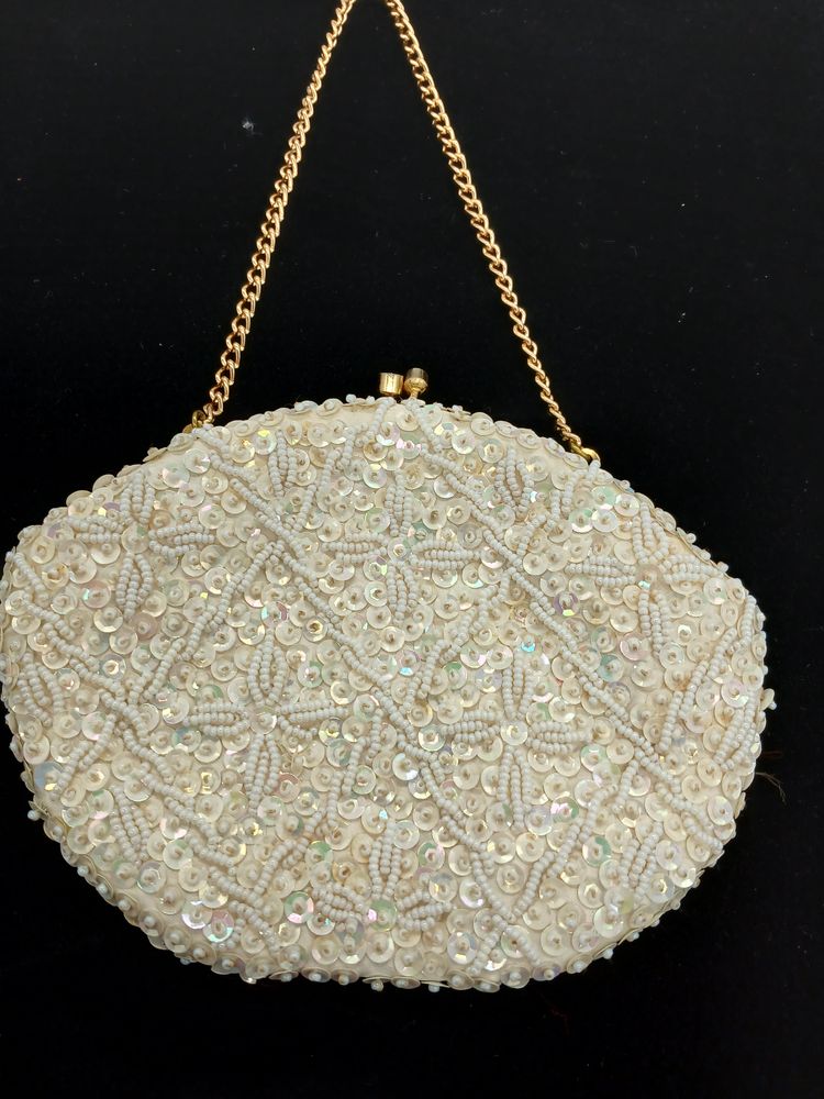 Handmade Vintage Beaded Bag