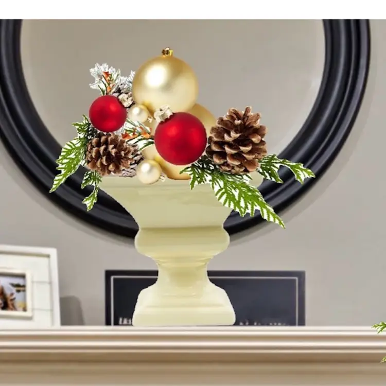 PEDESTAL PLANTER VASE 
By Robinson Ransbottom  
Pottery Co.  Roseville Ohio


Christmas Holiday Party 
Celebration Winter Gift
Thanksgiving Harvest Autumn