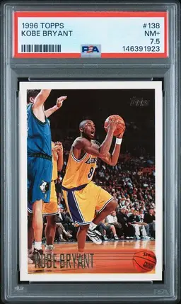 1996 TOPPS 138 KOBE BRYANT PSA 7.5