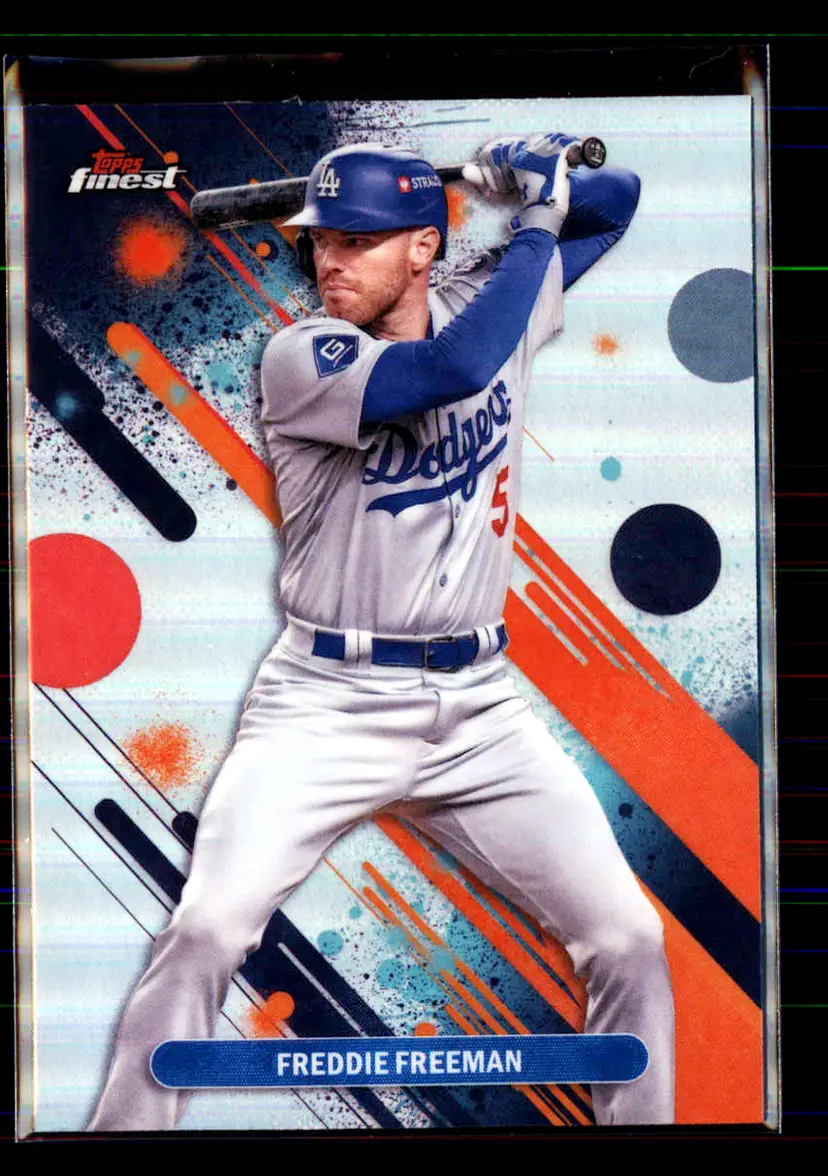 Freddie Freeman 2025 Topps Finest Refractor #69 - (113) - Los Angeles Dodgers