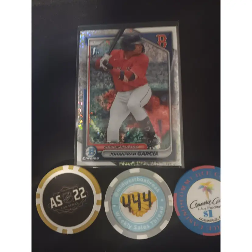 2024 Johanfran Garcia 1st Bowman Mini-Diamond refractor - Boston Red Sox