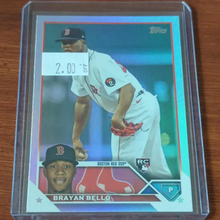 2023 Topps Series 1 #185 Brayan Bello Rainbow Foil Boston Red Sox