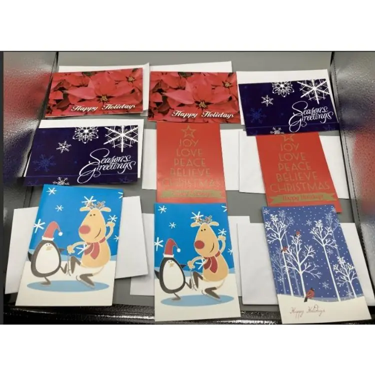 14 Christmas Cards & Envelopes