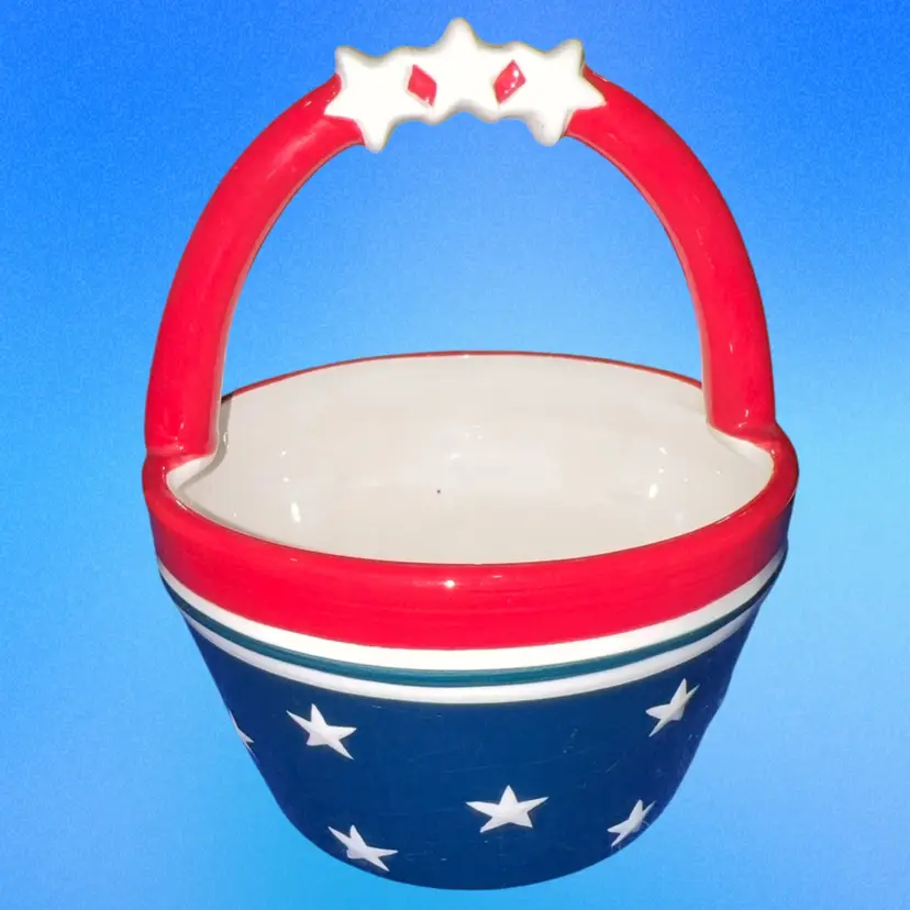 Ceramic Americana Basket
