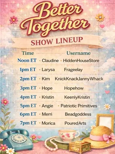 Better Together Friends And Finds With Monica’s Poured Art!