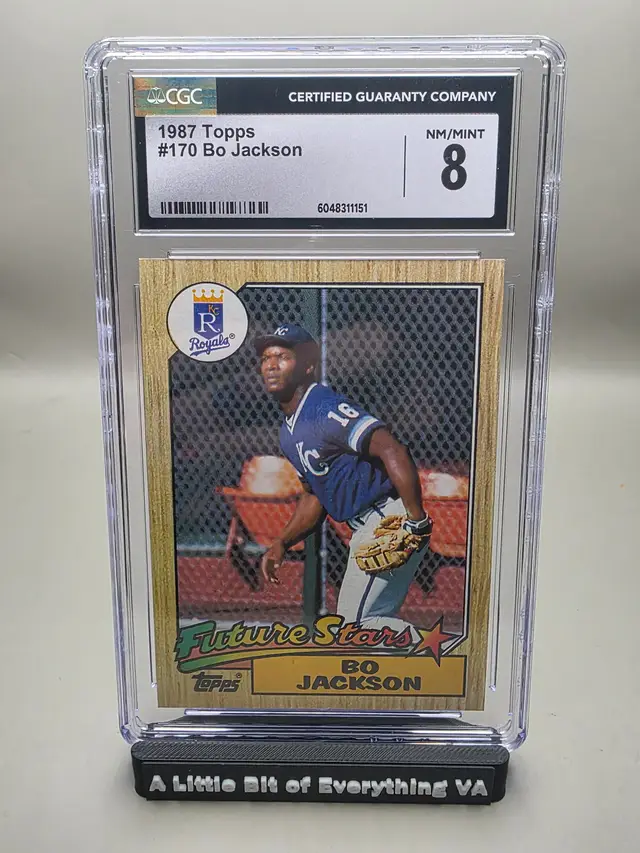 Bo Jackson #170 1987 Topps CGC 8
