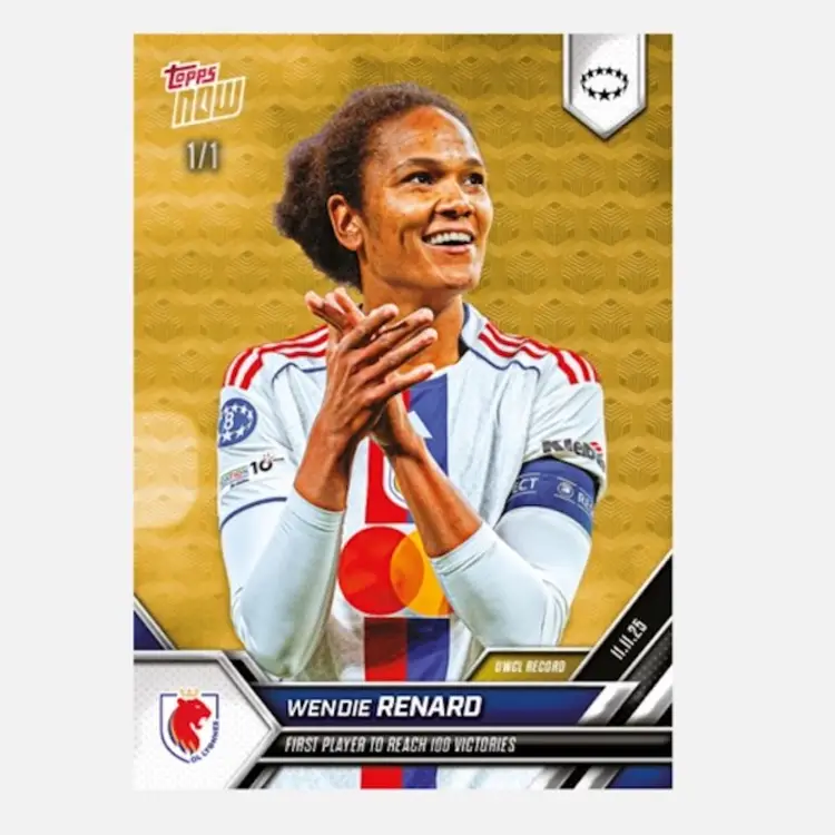 Wendie Renard - 2025-26 UWCL Topps NOW - Card 5 (Live Opening Break)