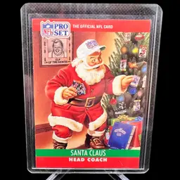 1990 NFL Pro Set
Santa Claus