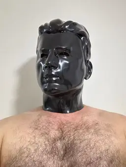 Latex "Gentleman" Mask