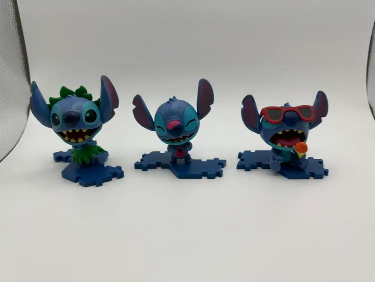 Disney Stitch Series 1 Collect & Connect 3 Figure Lot Culturefly