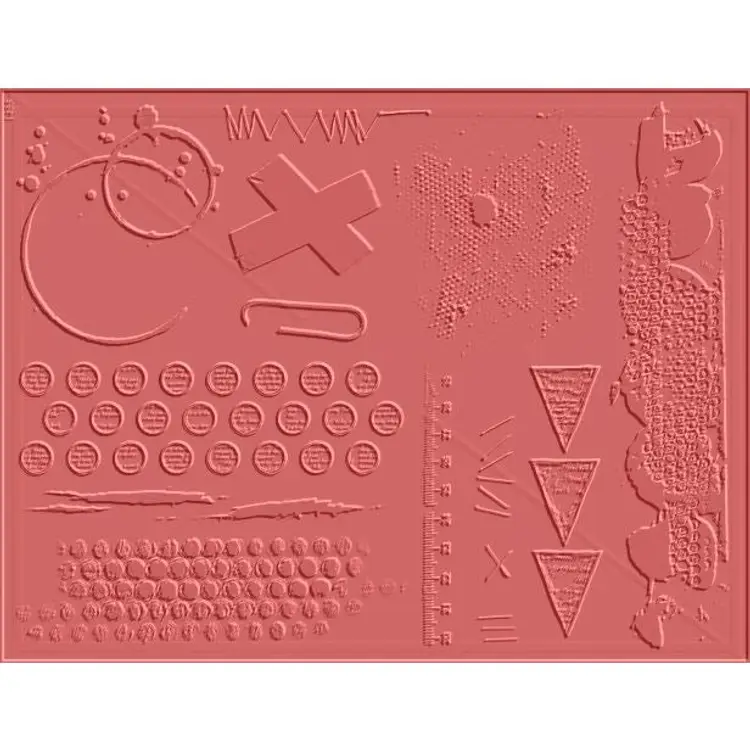 Unmounted Rubber Stamp Sheet - Background Textures Collection - For Mixed Media, Junk Journals, Card Making, Crafts