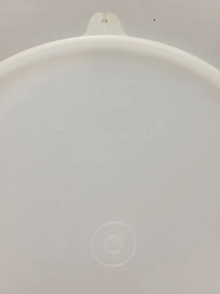 Vintage Tupperware #1203-5 Sheer REPLACEMENT LID ONLY  9 3/8"  Fitter 8 7/8"