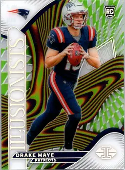 2024 Panini Illusions Drake Maye #2 Illusionists New England Patriots