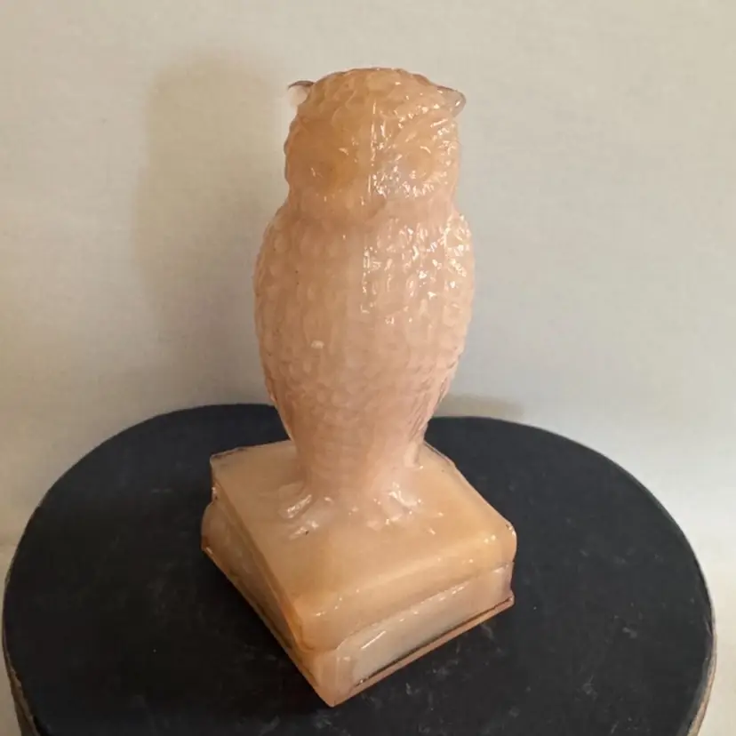 Degenhart slag glass Owl, 3.5”