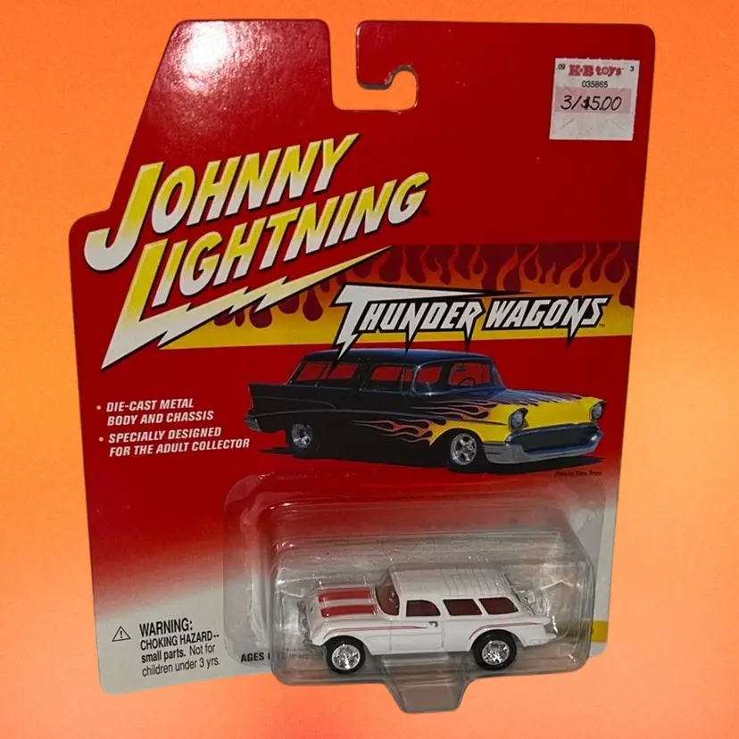 Johnny, Lightning Thunder Wagons 1954 Corvette Nomad Diecast Car , See Pictures And Description