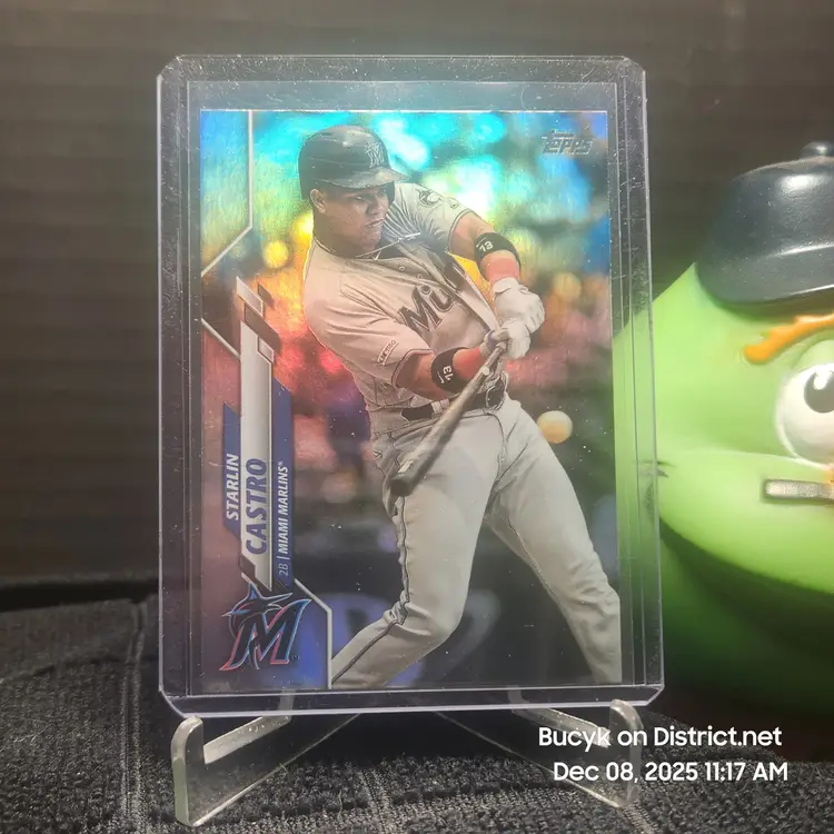 2020 Topps Series 1  Rainbow Foil - Starlin Castro Miami Marlins
