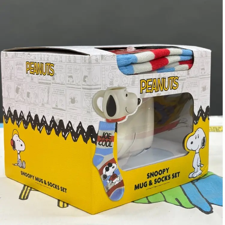 Snoopy Mug and Sock Combo
