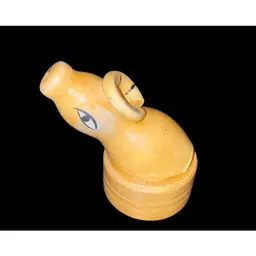 #08- Vintage Wood Kokeshi Style Miniature Figuring As Pictured