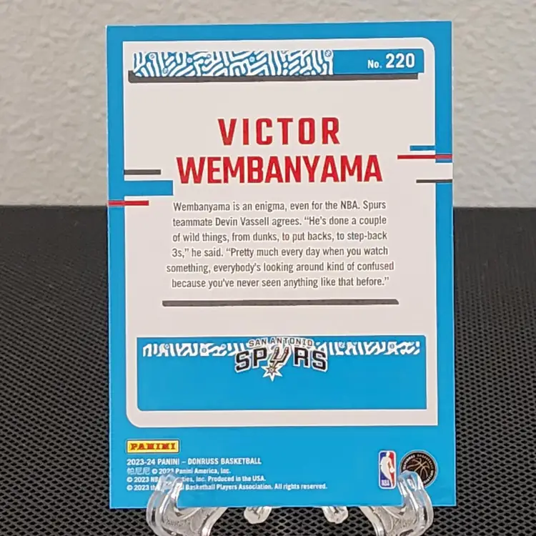 Victor Wembanyama 2023-24 Donruss Rated Rookie - Spurs