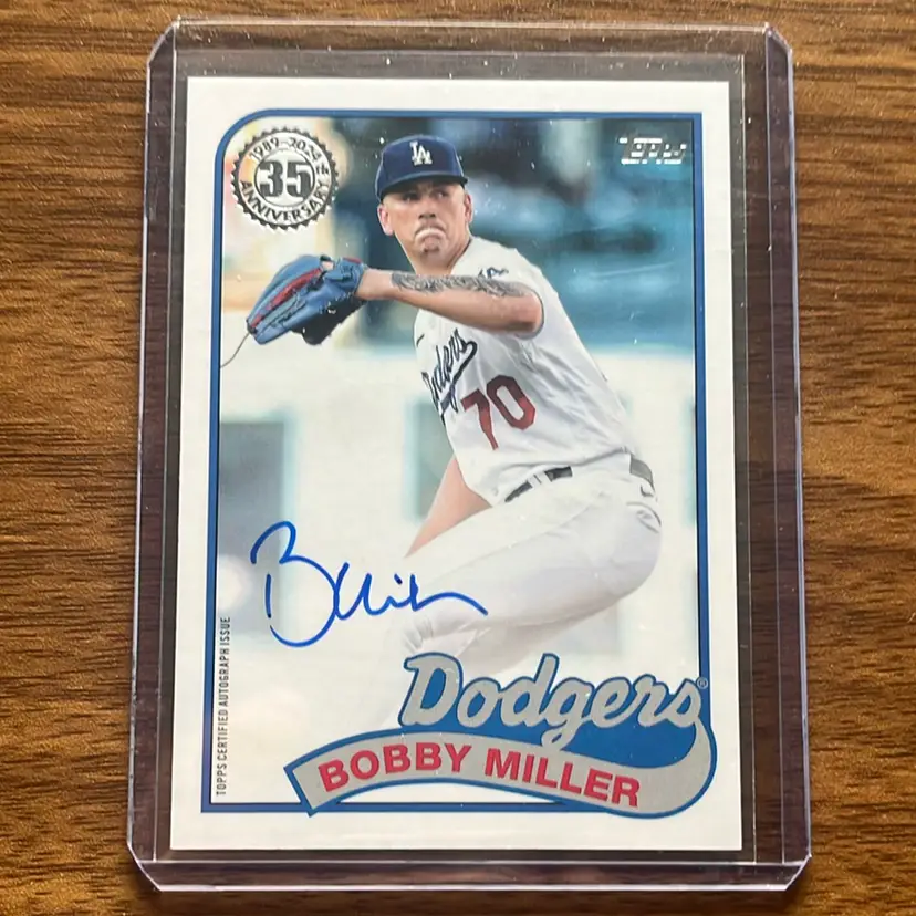 Bobby Miller 2024 Topps Series 2 Auto Los Angeles Dodgers