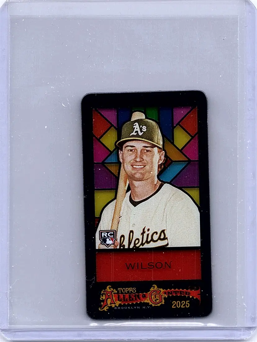 2025 Topps Allen & Ginter JACOB WILSON Mini STAINED GLASS SSP Parallel /25