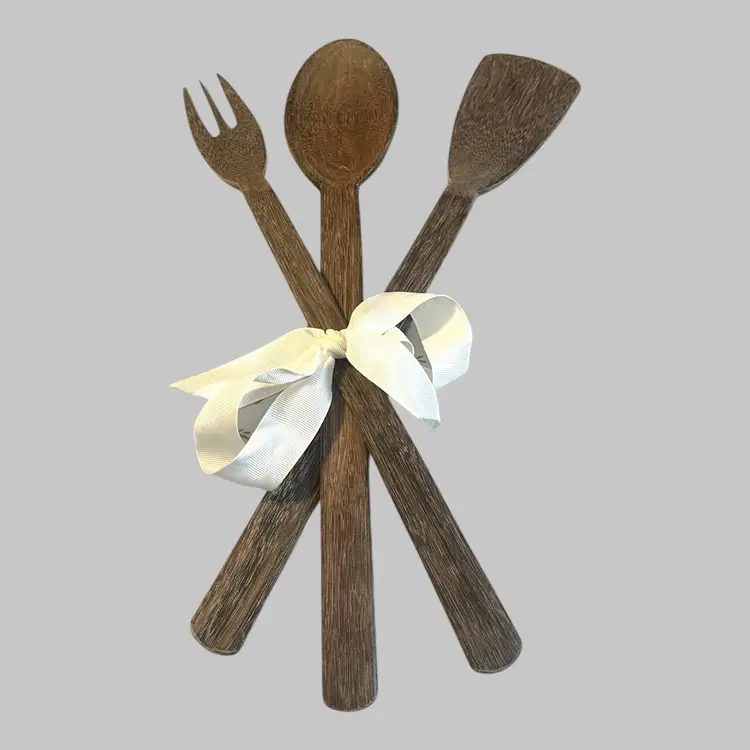 Set Of 3 Wood Spoon Gift Set