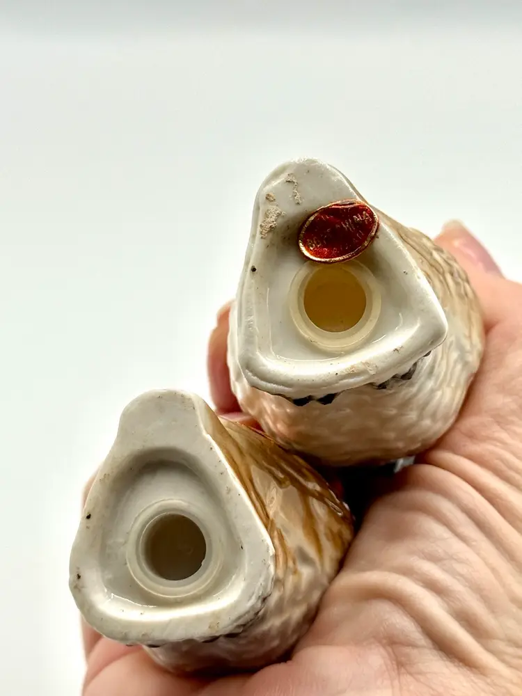 Bone China Owl Salt And Pepper Shakers