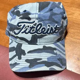Titleist Blue Camo (FOLDS OF HONOR) Strap Back Adjustable Hat. LIMITED EDITION