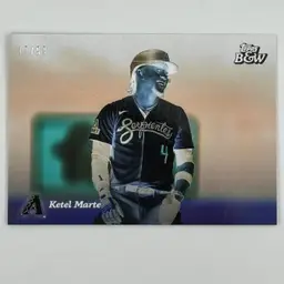Ketel Marte 2023 Topps Black & White Negative /99 Arizona Diamondbacks