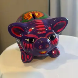 Vintage Talavera Piggy Bank