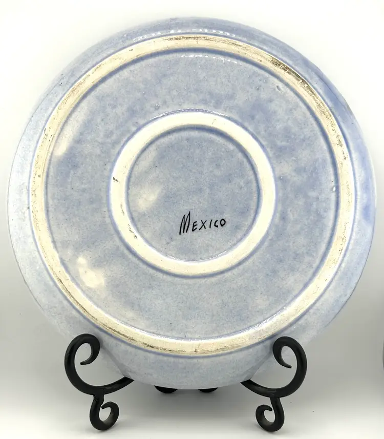 Blue Tonala Pottery Plate 10" *READ*