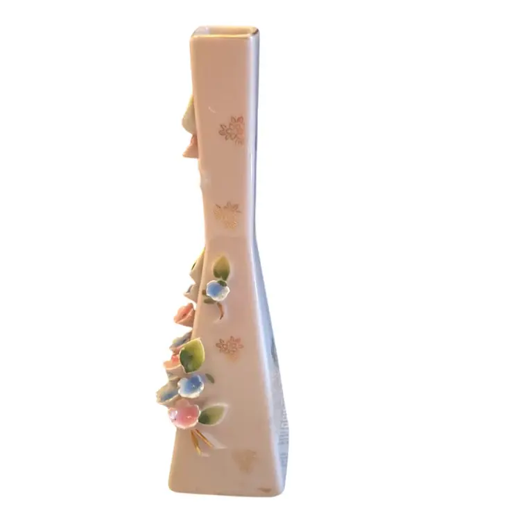 Beautiful Vintage Square Sided Vase