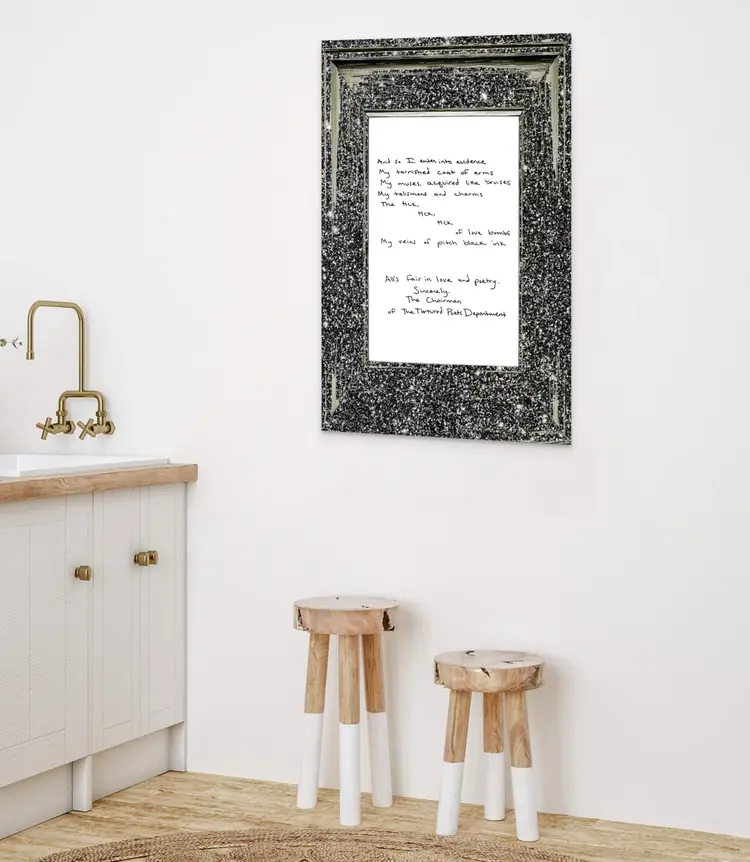 Handwritten-Taylor Swift Inspired Framed Wall Art-Song Lyric-Tortured Poets Department