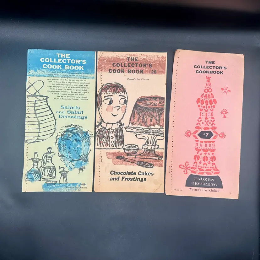 VTG Woman's Day Kitchen Booklets (3), The Collector's Cook Book Series
