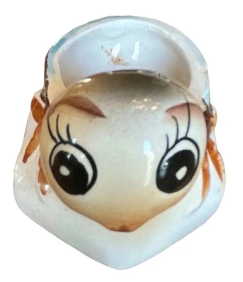 #01 VTG Japan Honey Bee Condiment Server Missing Lid & Spoon