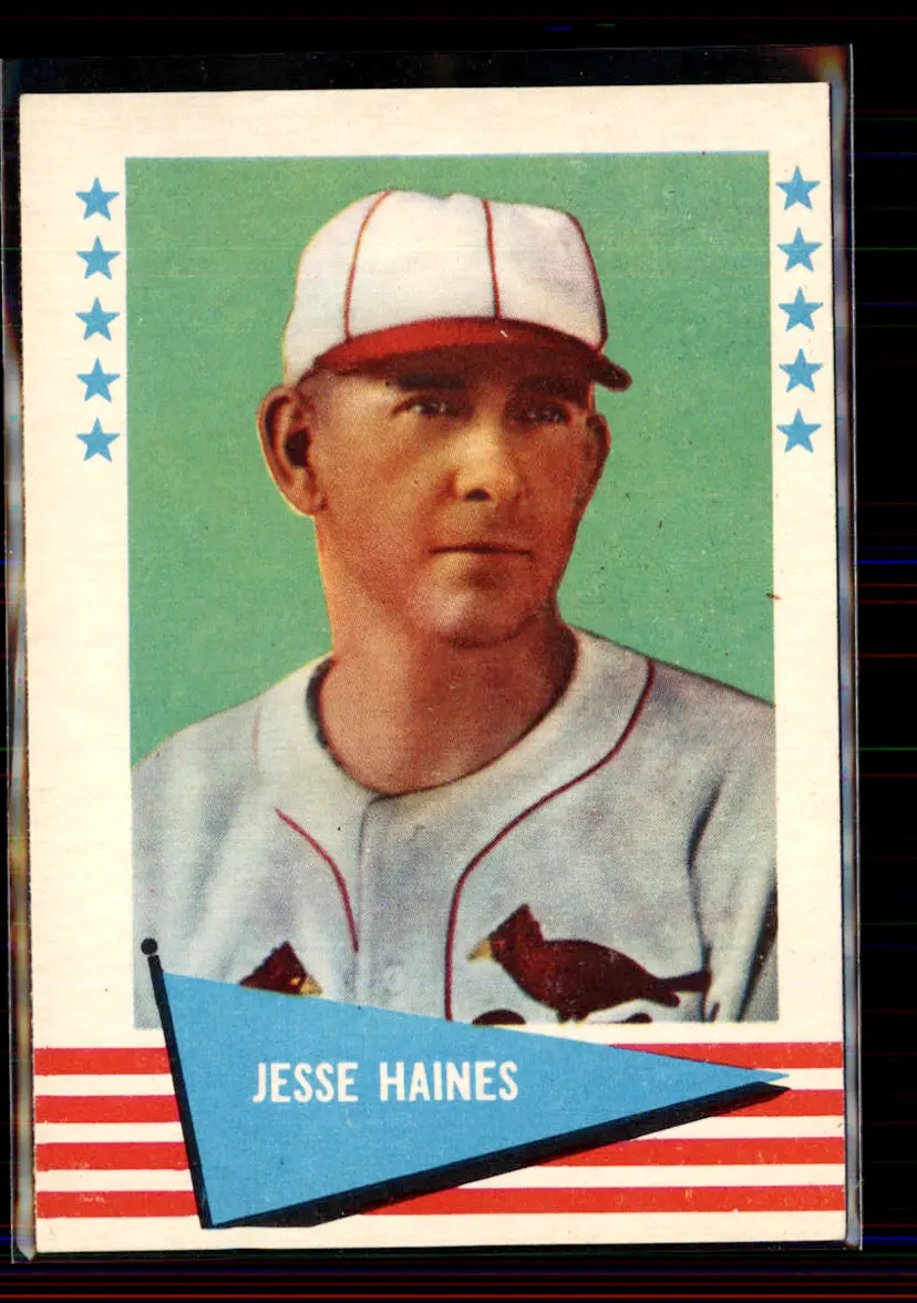 Jesse Haines 1961 Fleer Greats #40 - St. Louis Cardinals - (146-57)