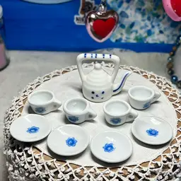 Vintage Miniature Porcelain Tea Set
Made By Pretty Port/China