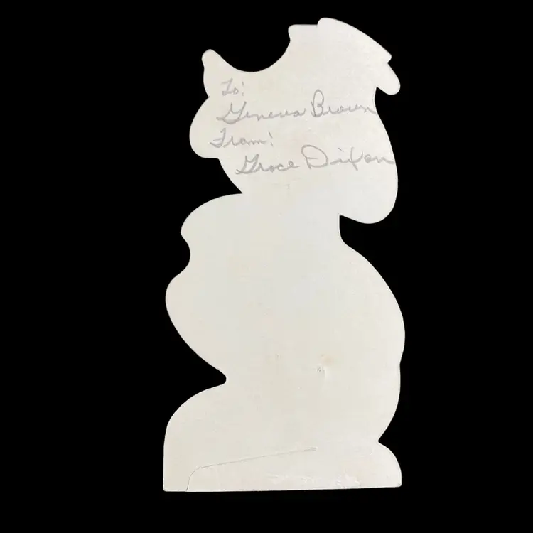 Vintage USA Valentine Die Cut Puppy Dog Love