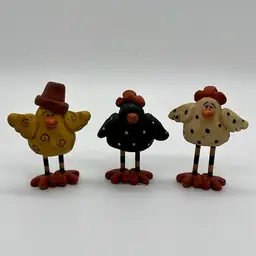 Miniature Roosters (set of 3) 2.5”