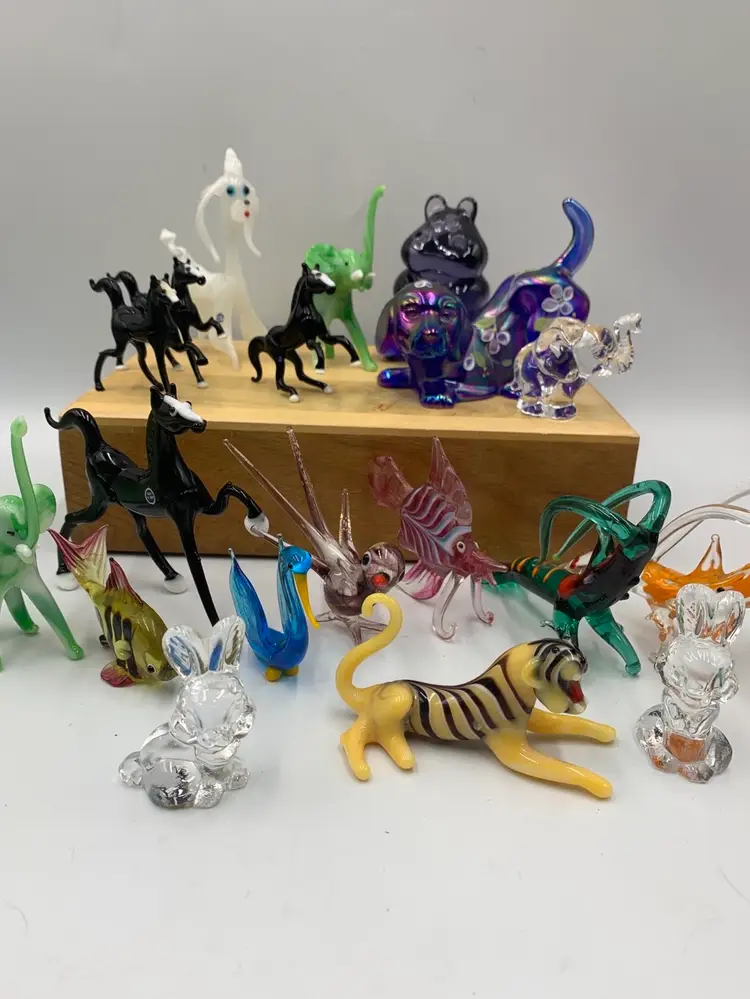 Glass And Stone Animal Sale 
