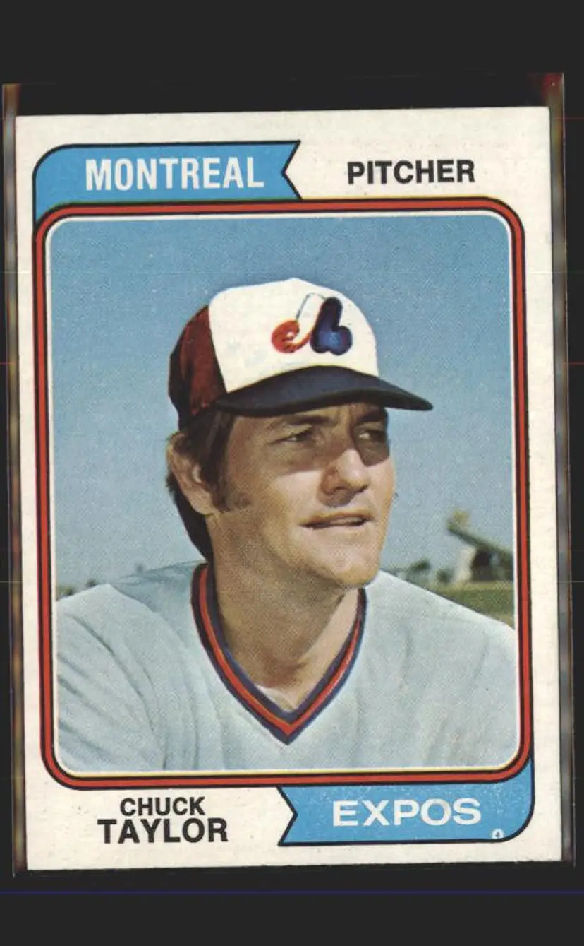 1974 Topps #412 Chuck Taylor - (pk5) - Montreal Expos
